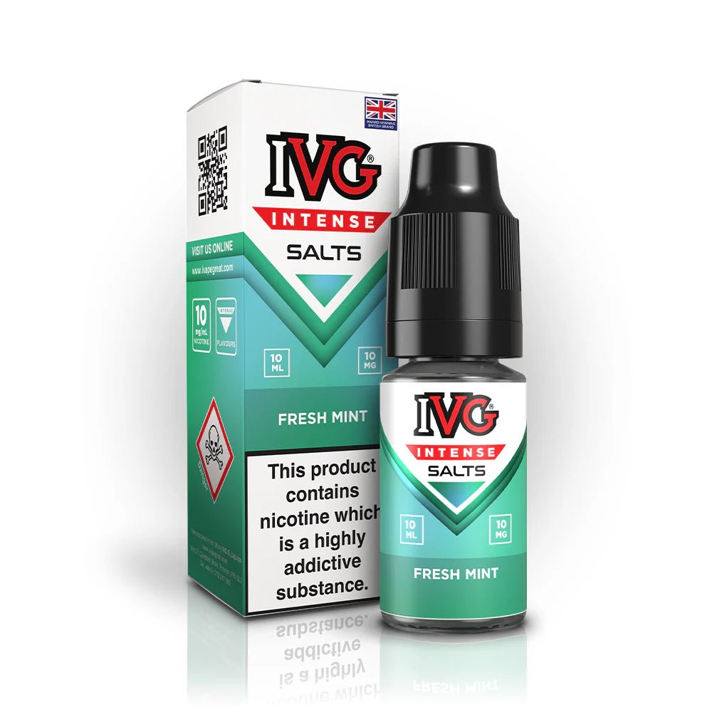 IVG Intense Nic Salt | £1.70 - Avalanche Vapes Fresh Mint10mg