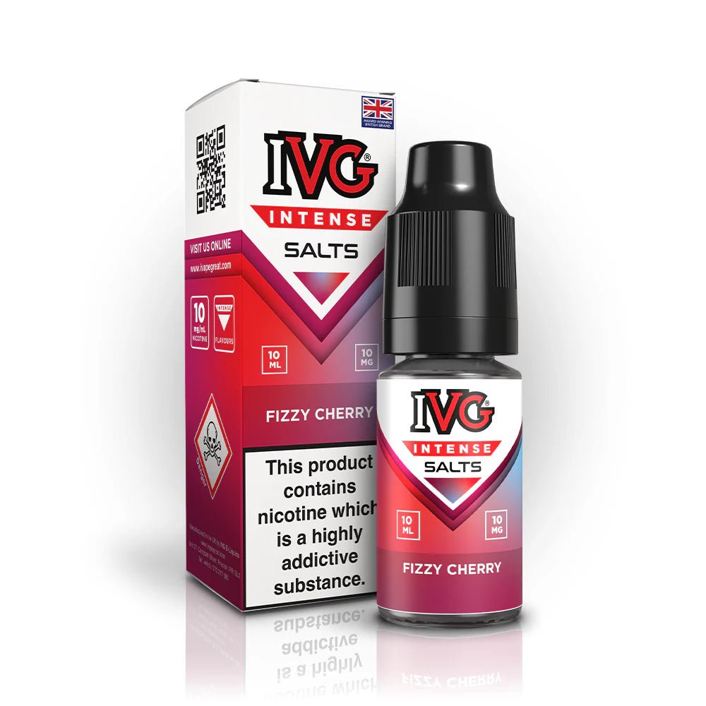 IVG Intense Nic Salt | £1.70 - Avalanche Vapes Fizzy Cherry10mg