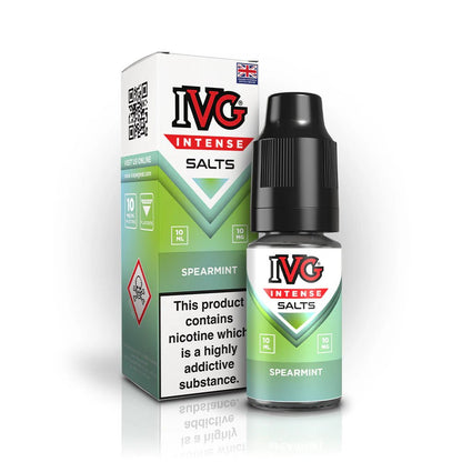 IVG Intense Nic Salt | £1.70 - Avalanche Vapes Spearmint10mg