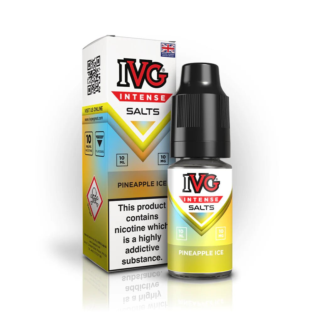 IVG Intense Nic Salt | £1.70 - Avalanche Vapes Pineapple Ice10mg