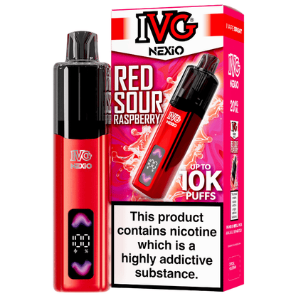 IVG Nexio Prefilled Kit | £9 - Avalanche VapesRed Sour RaspberryKIT