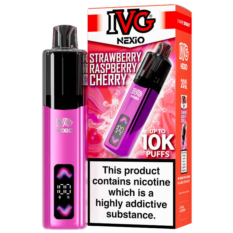 IVG Nexio Prefilled Kit | £9 - Avalanche VapesStrawberry Raspberry CherryKIT