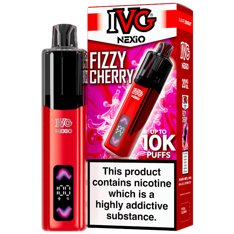 IVG Nexio Prefilled Kit | £9 - Avalanche VapesFizzy CherryKIT