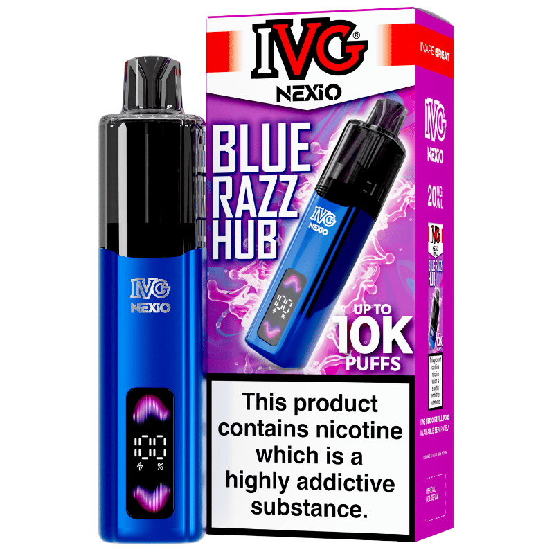 IVG Nexio Prefilled Kit | £9 - Avalanche VapesBlue Razz HubKIT