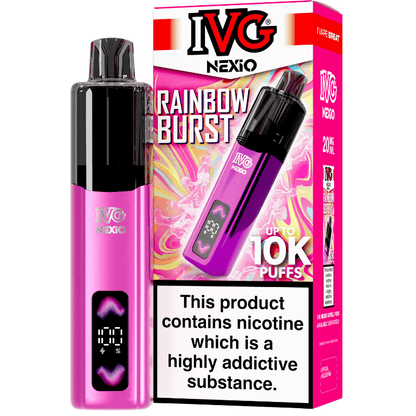 IVG Nexio Prefilled Kit | £9 - Avalanche VapesRainbow BurstKIT