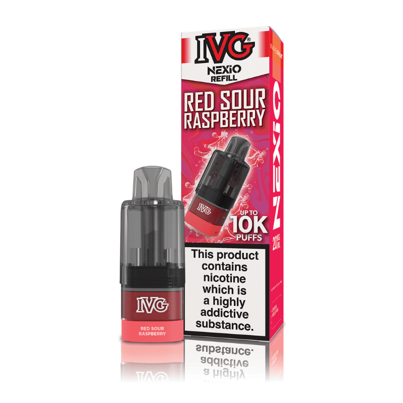 IVG Nexio Prefilled Pod | £6 - Avalanche VapesRed Sour RaspberryPODS