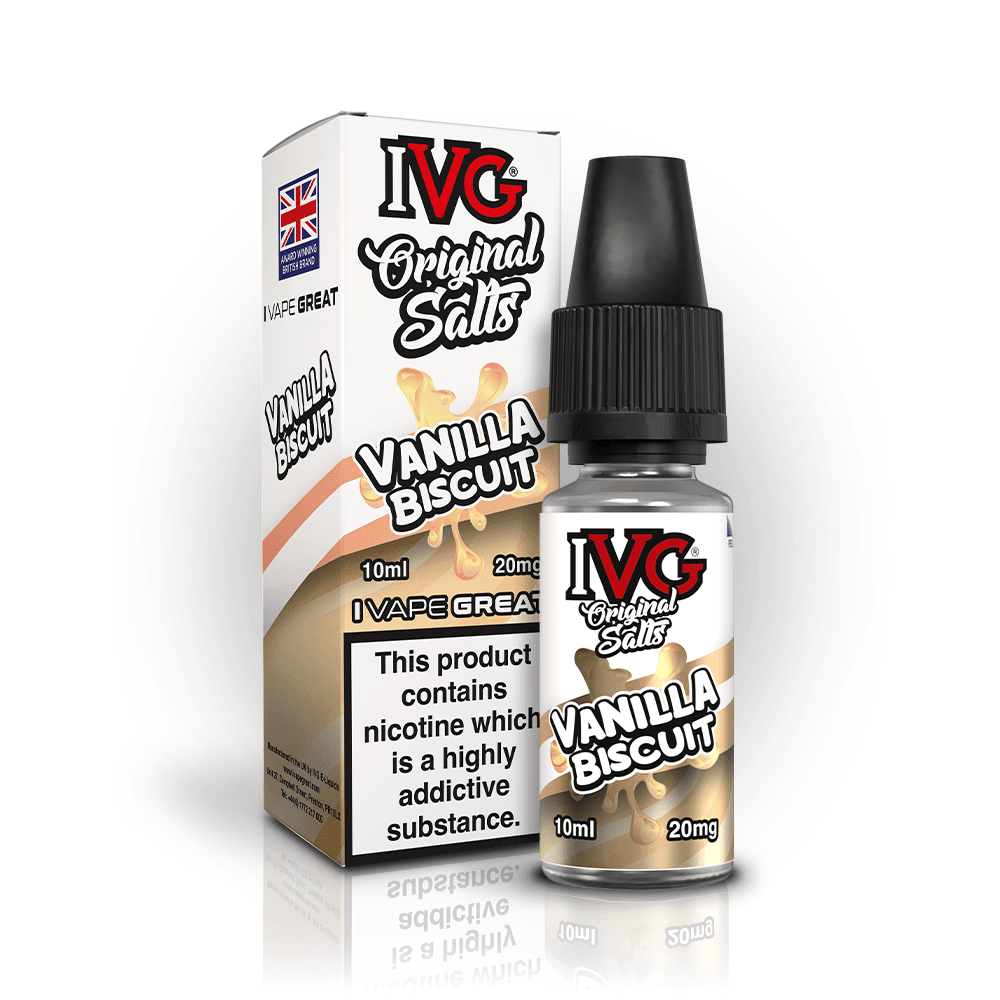 IVG Nic Salt | £1 - Avalanche VapesVanilla Biscuit20mg