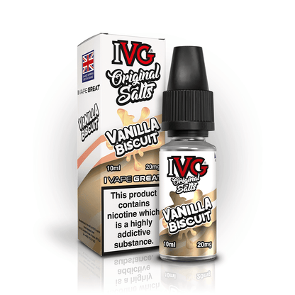 IVG Nic Salt | £1 - Avalanche VapesVanilla Biscuit20mg