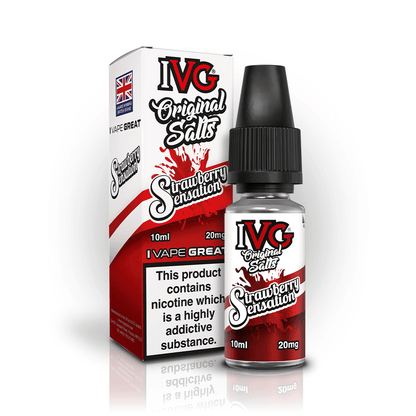 IVG Nic Salt | £1 - Avalanche VapesStrawberry Sensation20mg