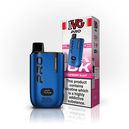 IVG Pro 12 Prefilled Kit | £8 - Avalanche Vapes Raspberry BlastKIT