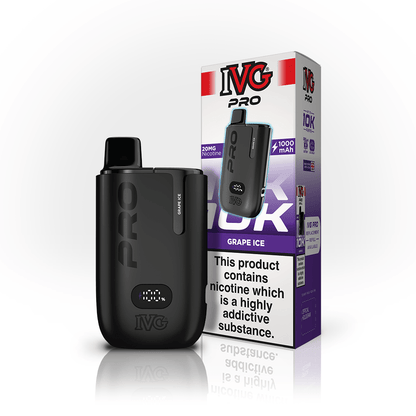 IVG Pro 12 Prefilled Kit | £8 - Avalanche Vapes Grape IceKIT