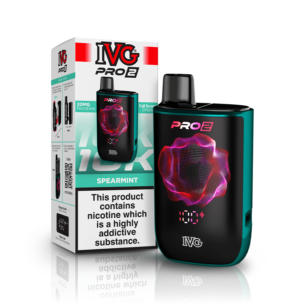 IVG Pro 2 Prefilled Kit | £8.99 - Avalanche Vapes Spearmint
