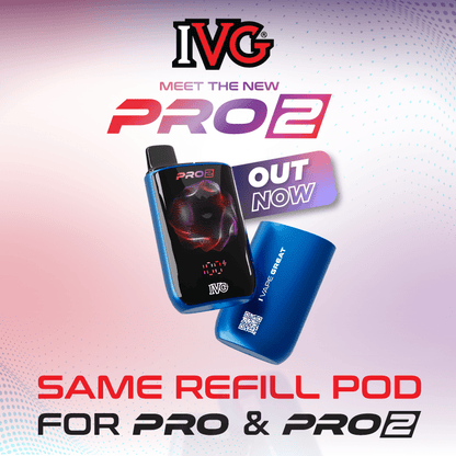 IVG Pro 2 Prefilled Kit | £8.99 - Avalanche Vapes Blue Raspberry Ice