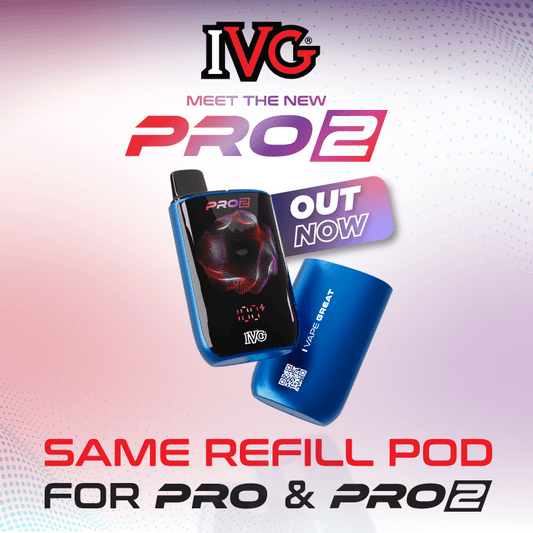 IVG Pro 2 Prefilled Kit | £8.99 - Avalanche Vapes Blue Raspberry Ice