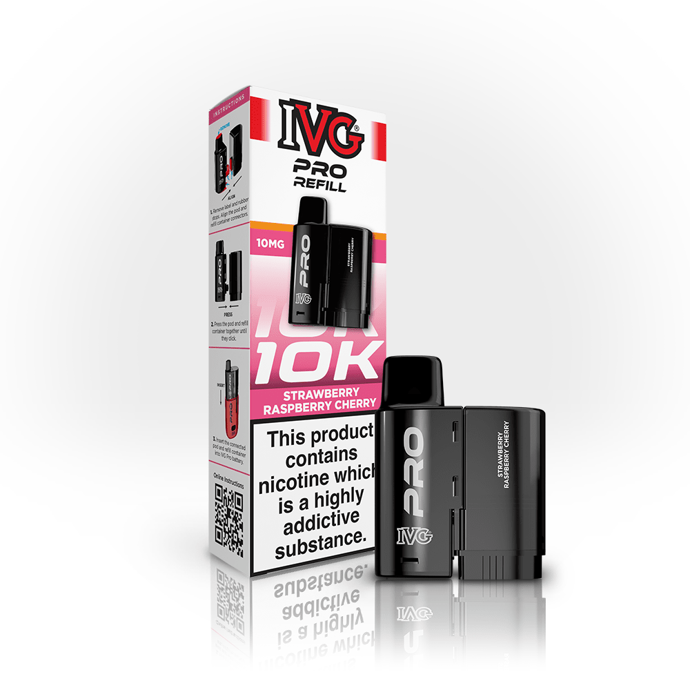 IVG Pro Prefilled Pods 10mg | £5 - Avalanche Vapes Strawberry Raspberry Cherry (10mg)PODS