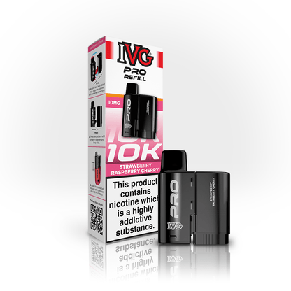 IVG Pro Prefilled Pods 10mg | £5 - Avalanche Vapes Strawberry Raspberry Cherry (10mg)PODS