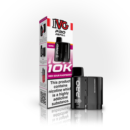 IVG Pro Prefilled Pods 10mg | £5 - Avalanche Vapes Red Sour Raspberry (10mg)PODS