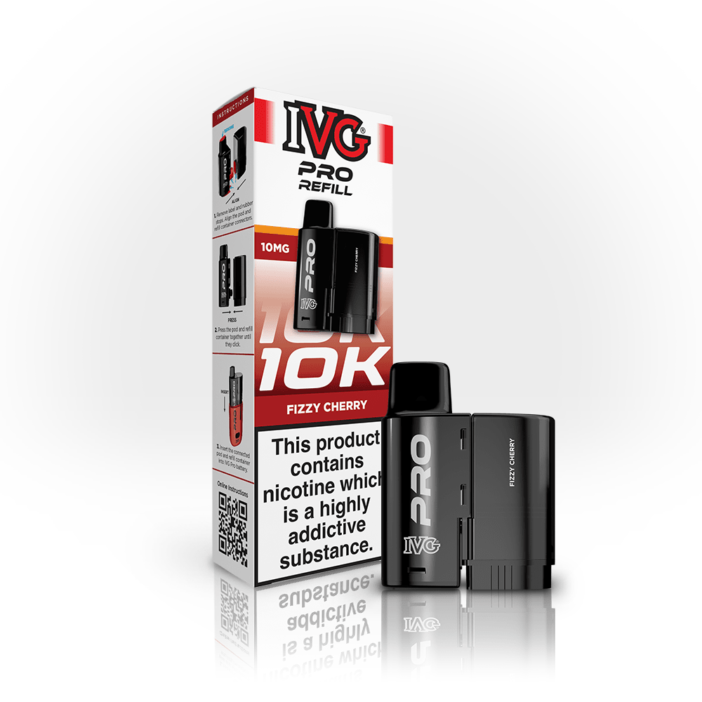 IVG Pro Prefilled Pods 10mg | £5 - Avalanche Vapes Fizzy Cherry (10mg)PODS
