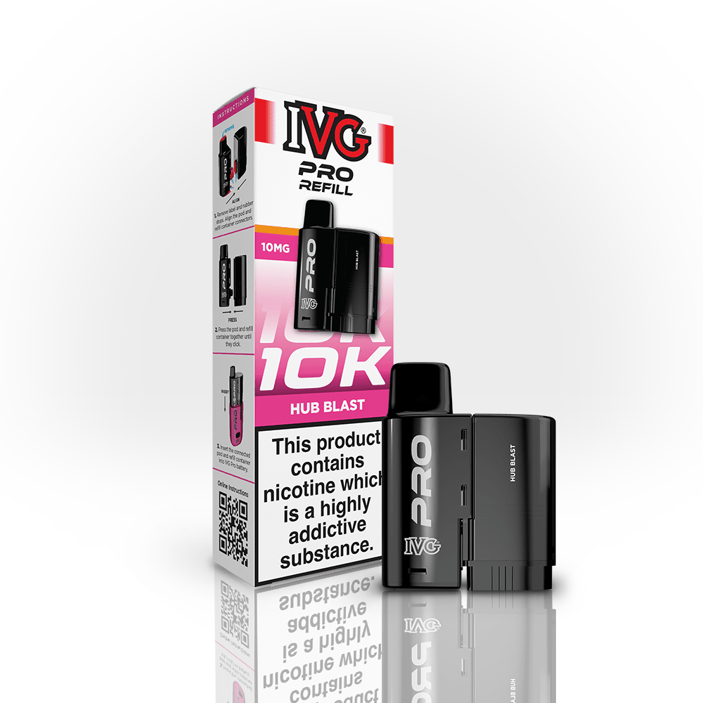 IVG Pro Prefilled Pods 10mg | £5 - Avalanche VapesHub BlastPODS