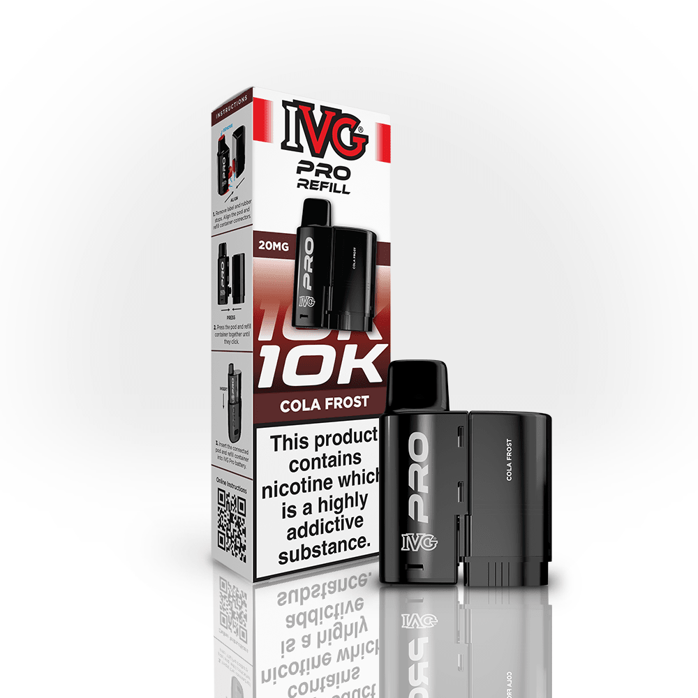 IVG Pro Prefilled Pods 20mg | £5 - Avalanche Vapes Strawberry Raspberry IcePODS