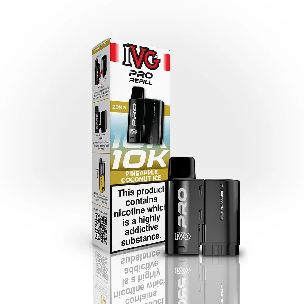 IVG Pro Prefilled Pods 20mg | £5 - Avalanche Vapes LtdPineapple CoconutPODS