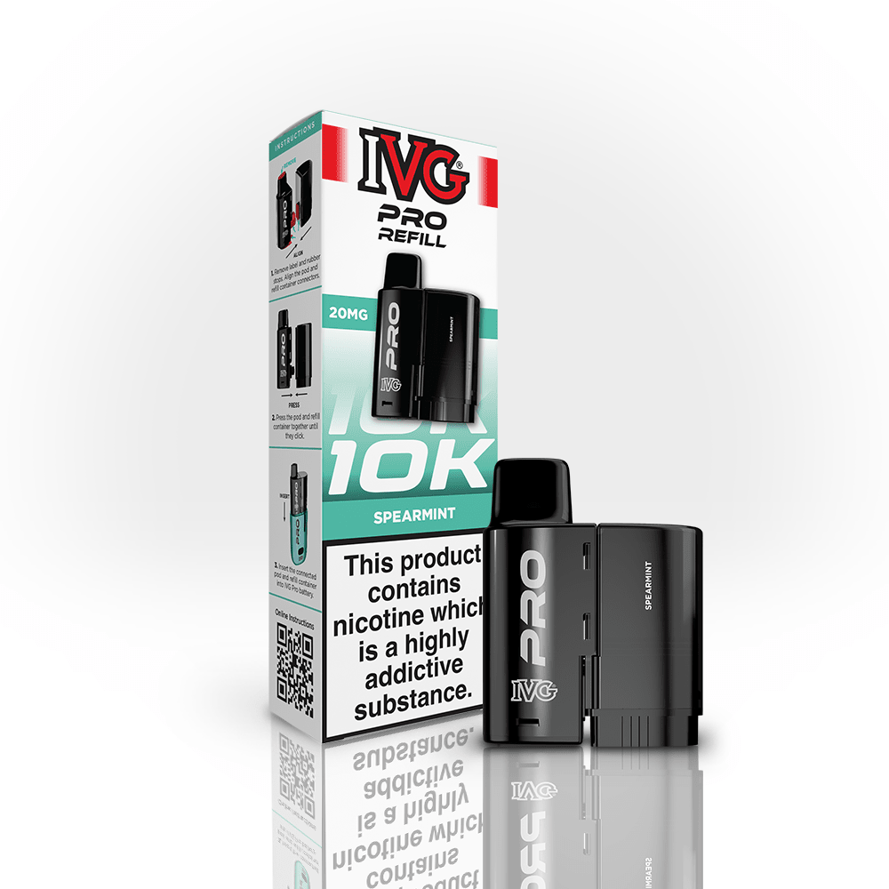 IVG Pro Prefilled Pods 20mg | £5 - Avalanche Vapes SpearmintPODS