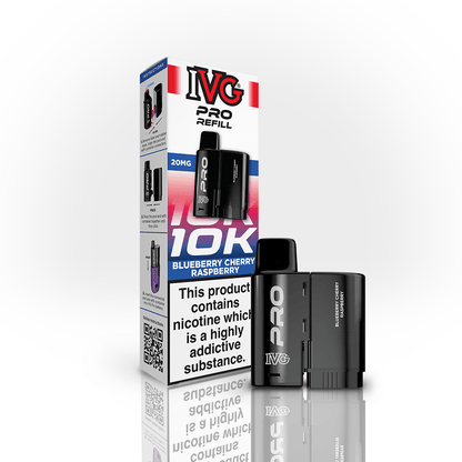 IVG Pro Prefilled Pods 20mg | £5 - Avalanche Vapes Blueberry Cherry RaspberryPODS