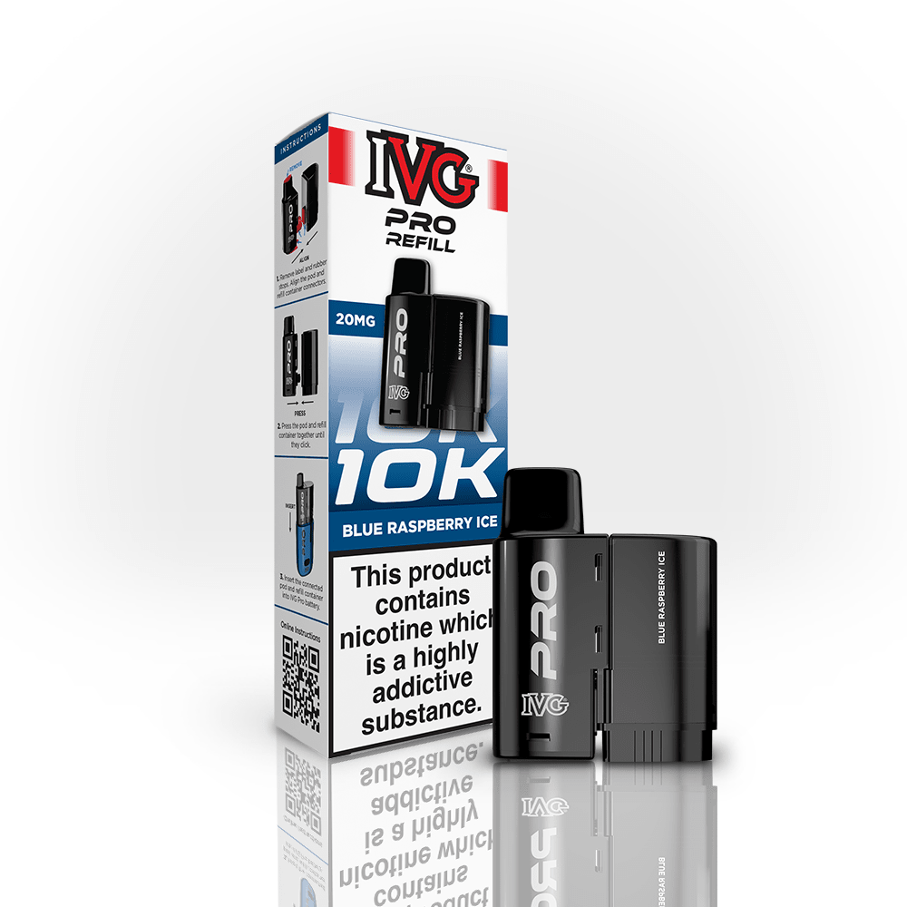 IVG Pro Prefilled Pods 20mg | £5 - Avalanche Vapes Blue Raspberry IcePODS