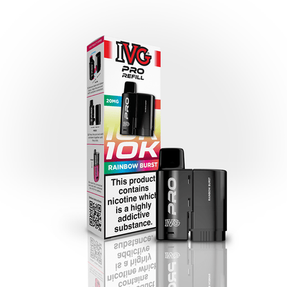 IVG Pro Prefilled Pods 20mg | £5 - Avalanche Vapes Rainbow BurstPODS