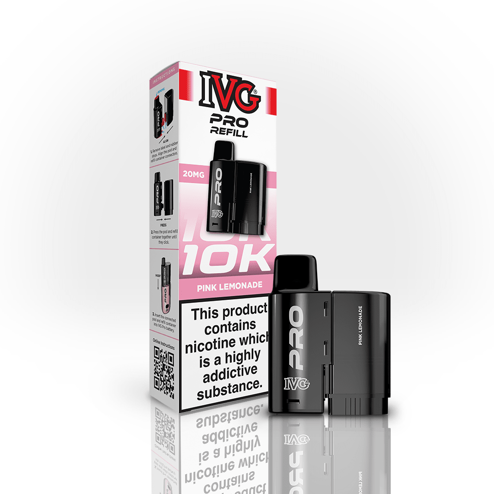 IVG Pro Prefilled Pods 20mg | £5 - Avalanche Vapes Pink LemonadePODS