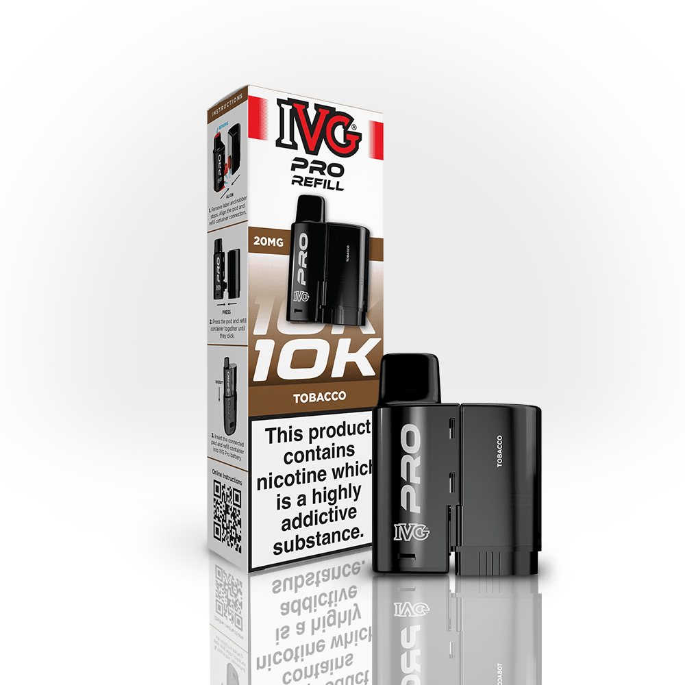 IVG Pro Prefilled Pods 20mg | £5 - Avalanche Vapes TobaccoPODS