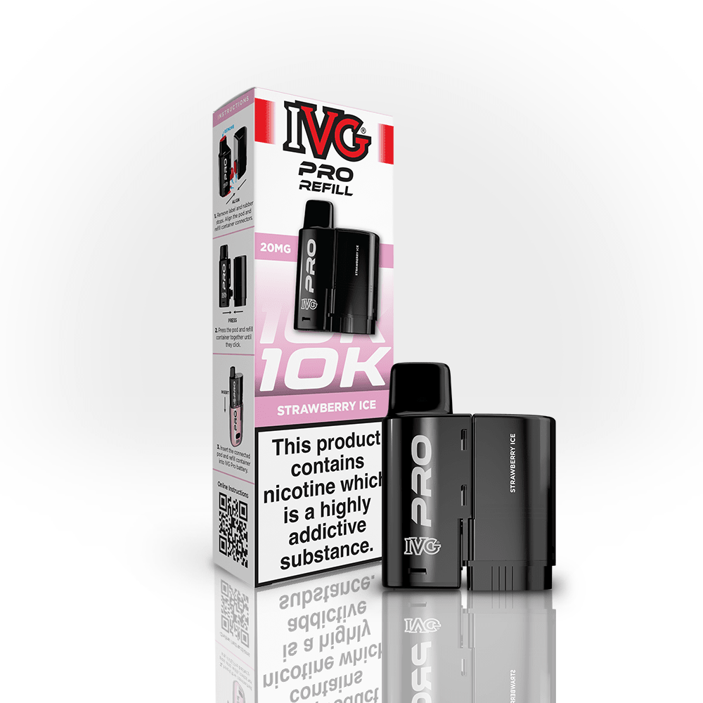IVG Pro Prefilled Pods 20mg | £5 - Avalanche Vapes Strawberry IcePODS