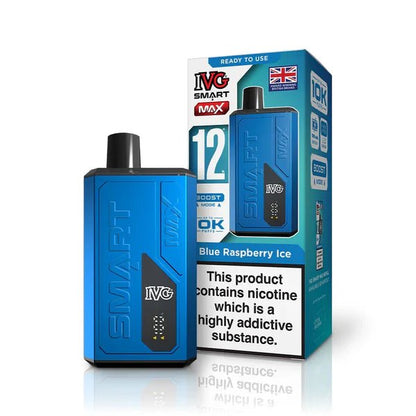 IVG Smart Max 10K Prefilled Kit | £8 - Avalanche Vapes Blue Raspberry IceKIT