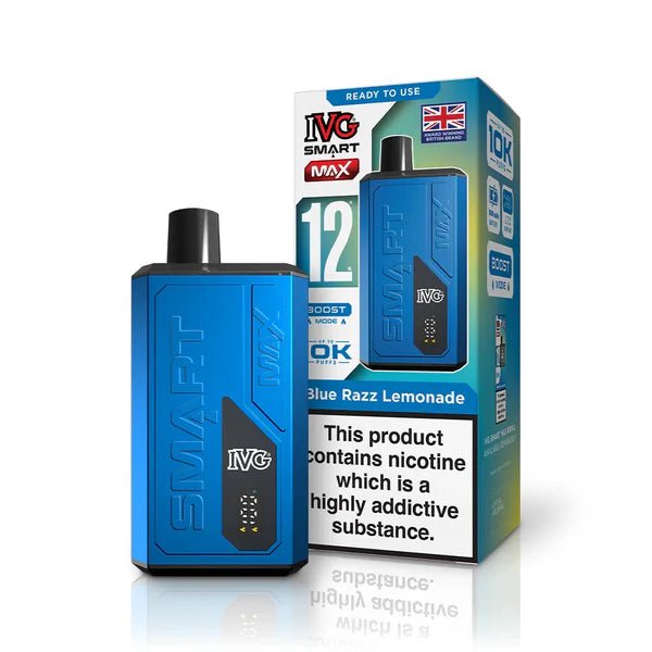 IVG Smart Max 10K Prefilled Kit | £8 - Avalanche Vapes Blue Razz LemonadeKIT