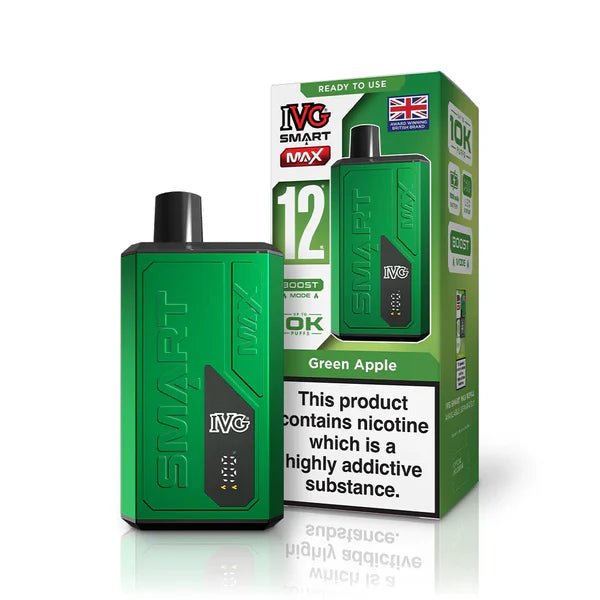 IVG Smart Max 10K Prefilled Kit | £8 - Avalanche Vapes Green AppleKIT