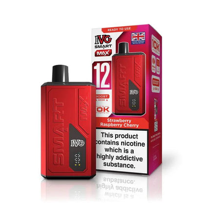 IVG Smart Max 10K Prefilled Kit | £8 - Avalanche Vapes Strawberry Raspberry CherryKIT