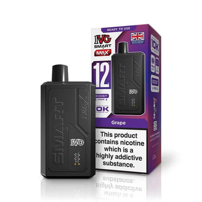 IVG Smart Max 10K Prefilled Kit | £8 - Avalanche Vapes GrapeKIT