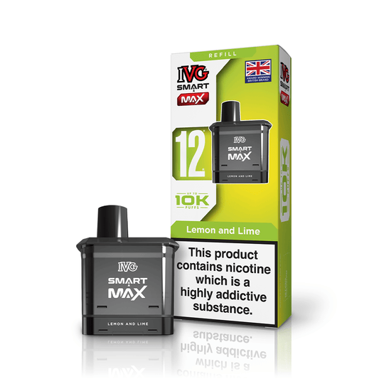 IVG Smart Max 10K Prefilled Pods 10mg | £5 - Avalanche Vapes Lemon LimePOD 10mg