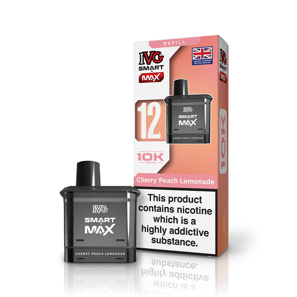IVG Smart Max 10K Prefilled Pods 20mg | £5 - Avalanche Vapes Blueberry RaspberryPOD 20mg