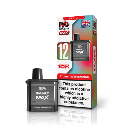 IVG Smart Max 10K Prefilled Pods 20mg | £5 - Avalanche Vapes Frozen WatermelonPOD 20mg