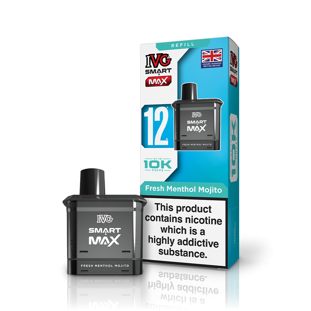 IVG Smart Max 10K Prefilled Pods 20mg | £5 - Avalanche Vapes Fizzy CherryPOD 20mg