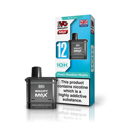 IVG Smart Max 10K Prefilled Pods 20mg | £5 - Avalanche Vapes Fizzy CherryPOD 20mg