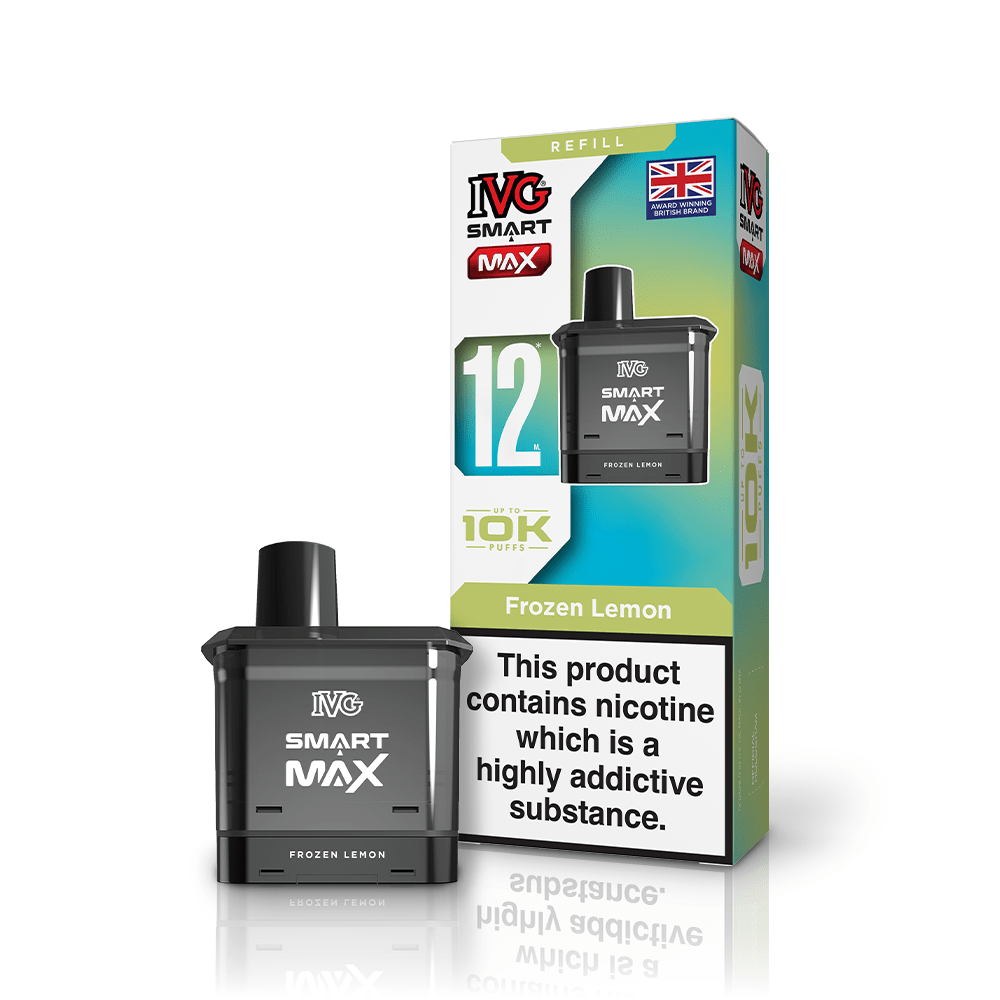 IVG Smart Max 10K Prefilled Pods 20mg | £5 - Avalanche Vapes Frozen CherryPOD 20mg