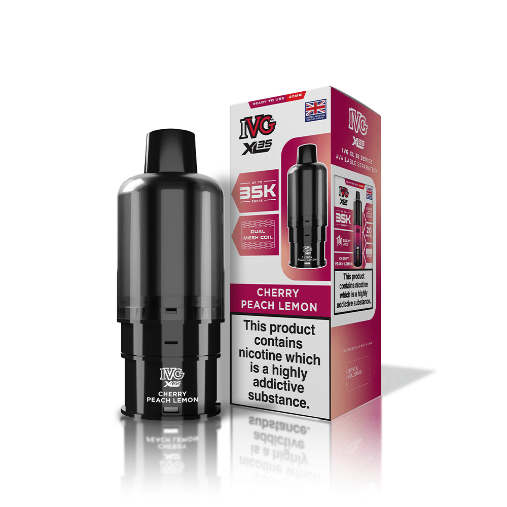 IVG XL35 Pods | £7 - Avalanche Vapes Cherry Peach LemonPODS