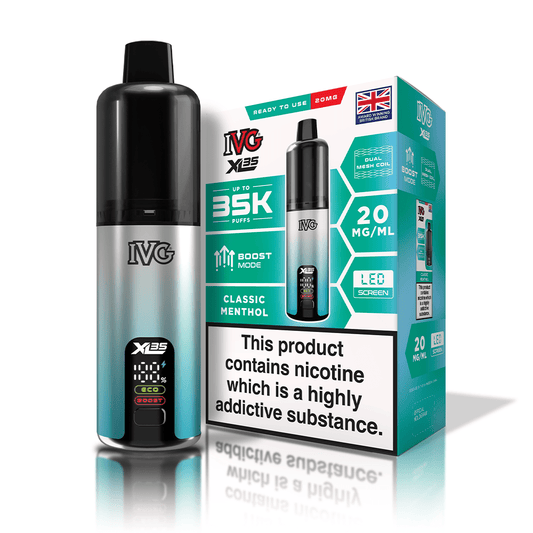 IVG XL35 Prefilled Kit | £10 - Avalanche Vapes Classic MentholKIT