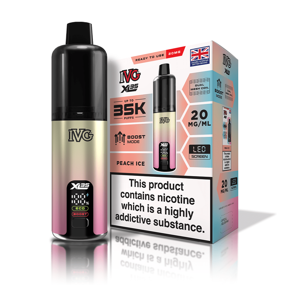 IVG XL35 Prefilled Kit | £10 - Avalanche Vapes Peach IceKIT