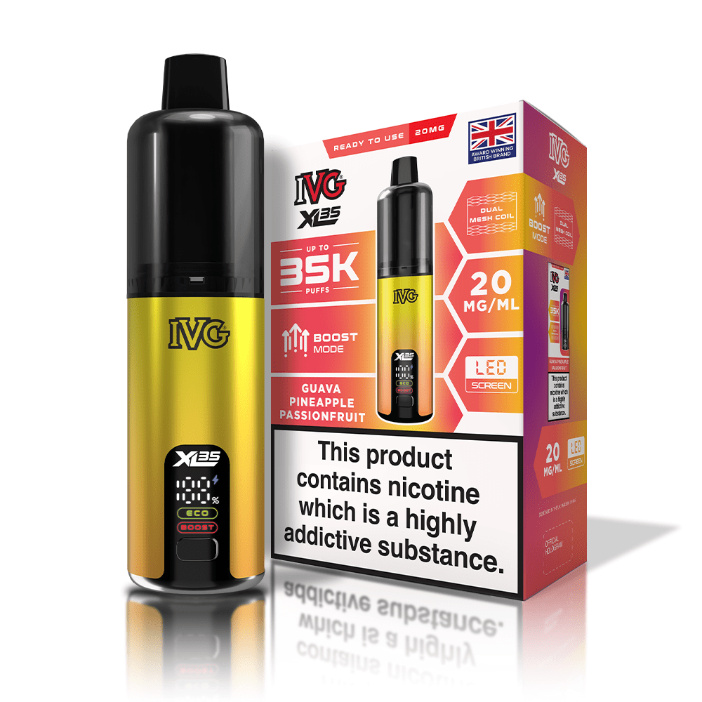 IVG XL35 Prefilled Kit | £10 - Avalanche Vapes Guava Pineapple PassionfruitKIT