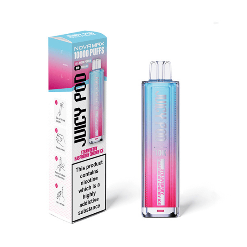 Juicy Pod NovaMax 10K Prefilled Kit | £5 - Avalanche Vapes Blue Razz GBKIT