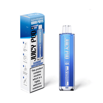 Juicy Pod NovaMax 10K Prefilled Kit | £5 - Avalanche Vapes Blue Razz GBKIT