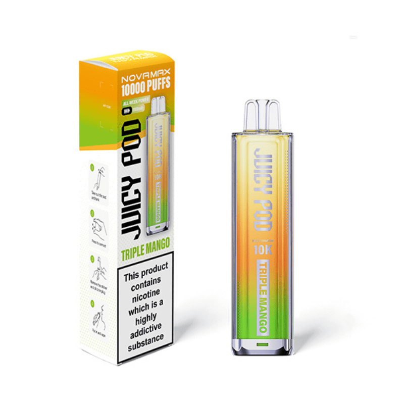 Juicy Pod NovaMax 10K Prefilled Kit | £5 - Avalanche Vapes Blue Razz GBKIT